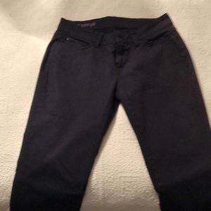 Ann Taylor modern fit zip leg black jeans